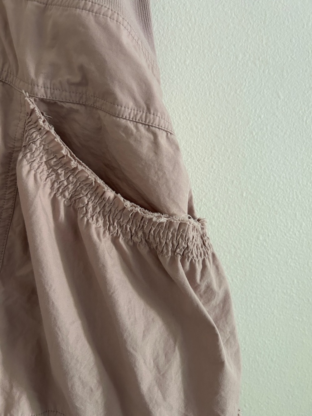 Anthropologie Daily Ritual Trek Utility Dress Lt Pink XXS - Picture 2 of 6